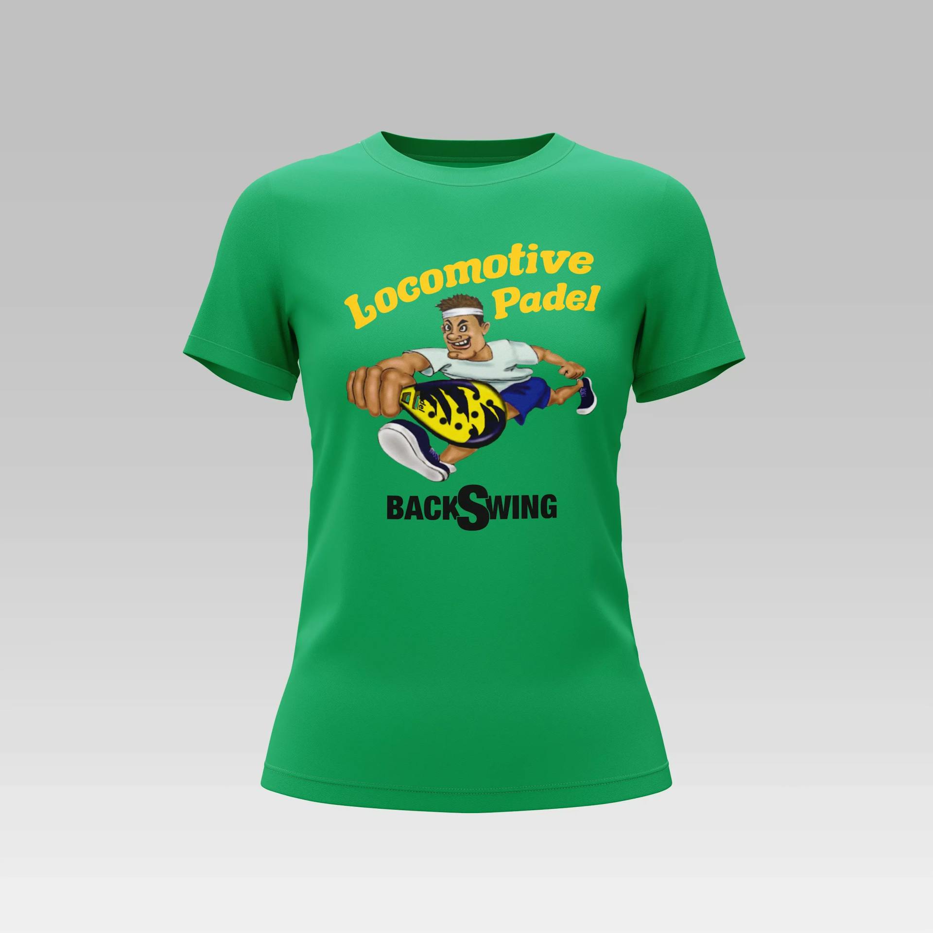 Camiseta Mujer Locomotive Model D - #009B52, Front